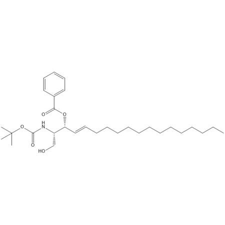 N-[（1S，2R，3E）-2-（苯甲酰氧基）-1-（羟甲基）-3-十七碳烯-1-基]羧酸1,1-二甲基乙酯