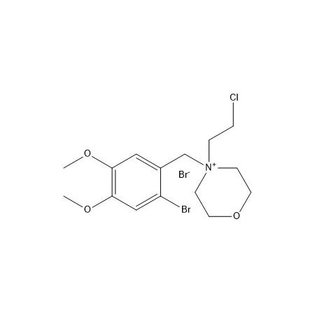 N-[(2-溴-4,5-二甲氧基苯基)甲基]-N-(2-氯乙基)吗啉溴化物