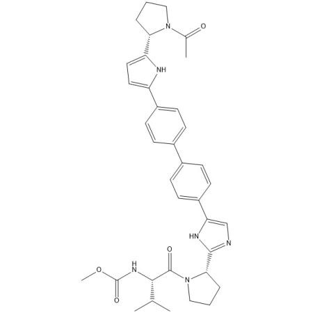 甲基（（S）-1-（S）-2-（5-（4'-（5-（（（S，1-乙酰基吡咯烷-2-基）-1H-吡咯-2-基）-[1，1'-联苯]-4-基）-1H-咪唑-2-基）吡咯烷-1-基）-3-甲基-1-氧代丁-2-基）氨基甲酸酯