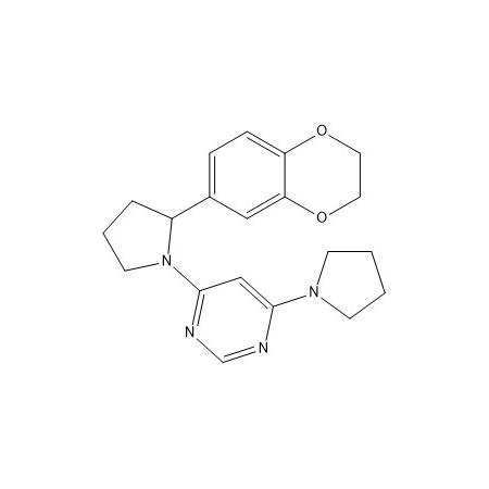 4-(2-(2,3-二氢苯并[b][1,4]二恶英-6-基)吡咯烷-1-基)-6-(吡咯烷-1-基)嘧啶