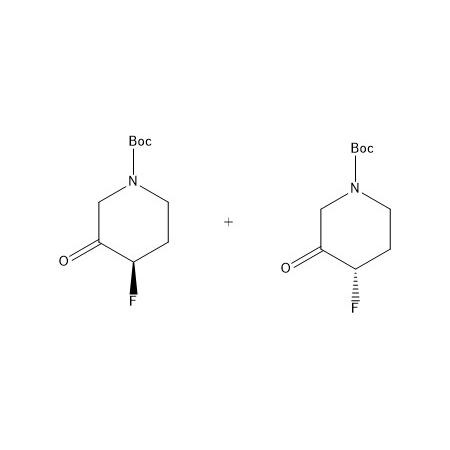 (R)-4-氟-3-氧代哌啶-1-甲酸叔丁酯--(S)-4-氟-3-氧代哌啶-1-甲酸叔丁酯 (1/1)