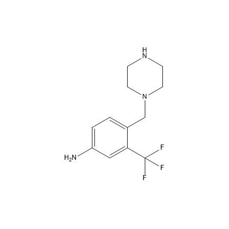 4-(哌嗪-1-基甲基)-3-(三氟甲基)苯胺