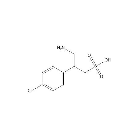 3-氨基-2-(4-氯苯基-丙烷磺酸 （沙氯芬）