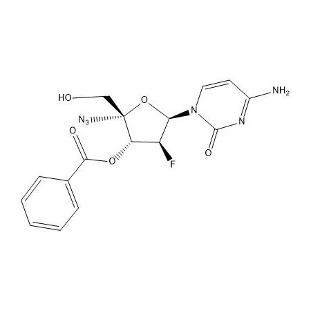 1-(3-苯甲酰氧基-4-叠氮-2-脱氧-2-氟-β-D-呋喃核糖基)胞嘧啶