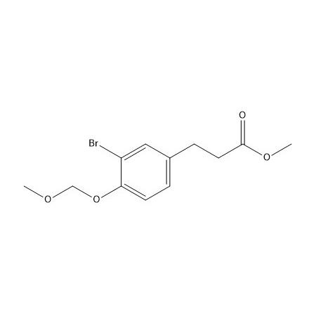 3-(3-溴-4-(甲氧基甲氧基)苯基)丙酸甲酯