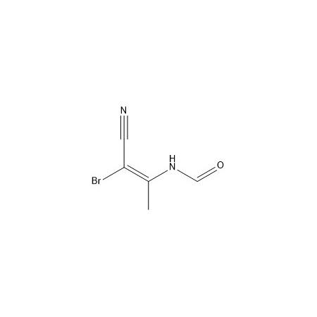 (E)-N-(1-溴-1-氰基-1-丙烯-2-基)甲酰胺