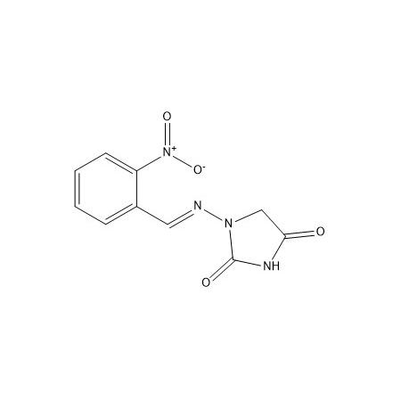 2,4-咪唑烷二酮，1-[（E）-[（2-硝基苯基）亚甲基]氨基]-