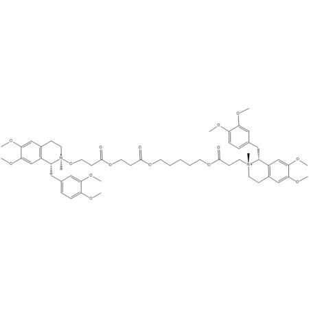 （1R，2R）-1-（3，4-dimethoxybenzyl）-2-（3-（（5-（（3-（（3-（（（1R，2R）-1-（3，4-dimethoxybenzyl）-6，7-dimethoxy-2-methyl-1，2，3，4-tetrahydroisoquinolin-2-ium-2-yl）oxy）propanoyl）oxy）propanoyl）oxy）pentyl）oxy）-3-oxopropyl）-6，7-dimethoxy-2-methyl-1，2，3，4-tetrahydroisoquinolin-2-ium