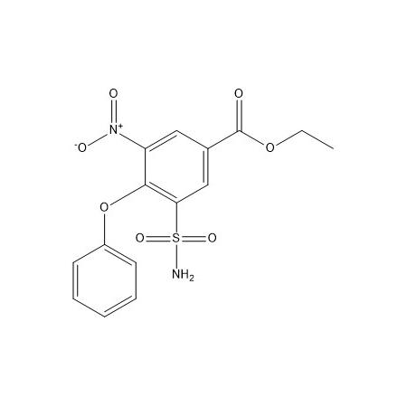 3-硝基-4-苯氧基-5-氨基磺酰基苯甲酸乙酯