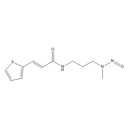 (E)-N-(3-(甲基(亚硝基)氨基)丙基)-3-(噻吩-2-基)丙烯酰胺