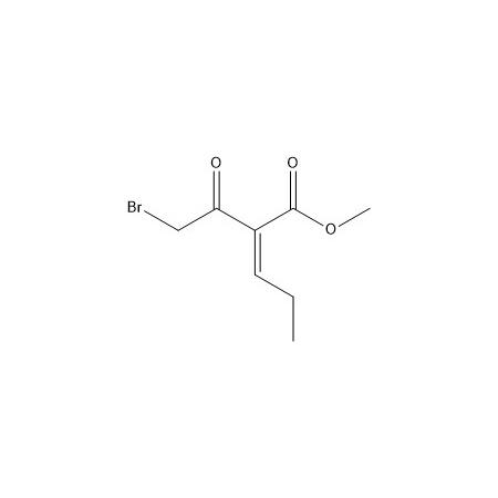 (Z)-2-(2-溴乙酰基)戊-2-烯酸甲酯